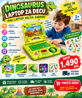 🦖 Dinosaurus laptop za decu — Igraj se, uči, istražuj!